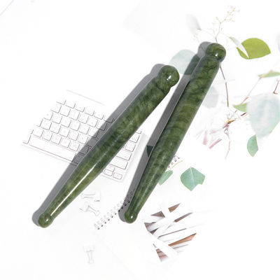 110*12mm Xiuyan Jade Gua Sha Stick L'ultimo massaggio facciale e strumento di drenaggio linfatico