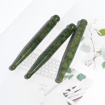 110*12mm Xiuyan Jade Gua Sha Stick L'ultimo massaggio facciale e strumento di drenaggio linfatico