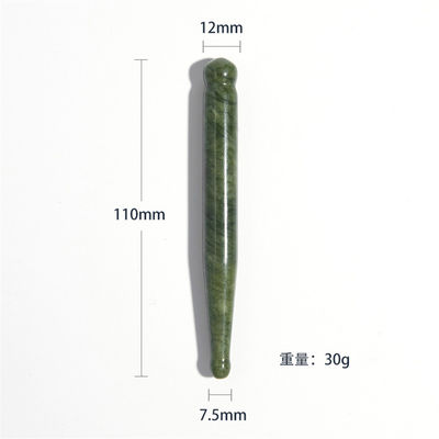 110*12mm Xiuyan Jade Gua Sha Stick L'ultimo massaggio facciale e strumento di drenaggio linfatico