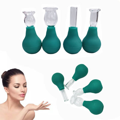 Occhio PVC vetro Mini Cupping Set 4 pezzi massaggio aspiratore per massaggiatore corpo viso