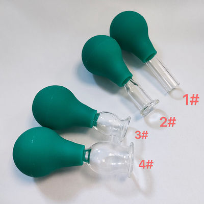 Occhio PVC vetro Mini Cupping Set 4 pezzi massaggio aspiratore per massaggiatore corpo viso