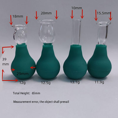 Occhio PVC vetro Mini Cupping Set 4 pezzi massaggio aspiratore per massaggiatore corpo viso