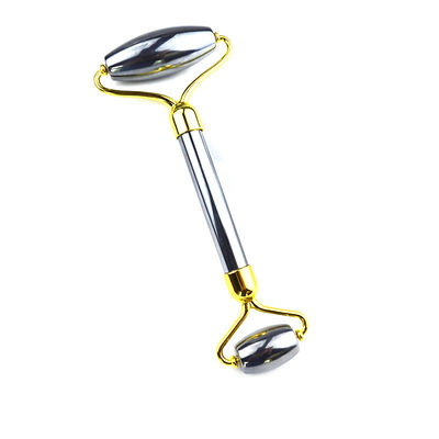 Gray Terahertz Face Roller Guasha Anti Aging For Face Eye Massage Gua Sha Facial Beauty Terahertz Stone Facial Massager