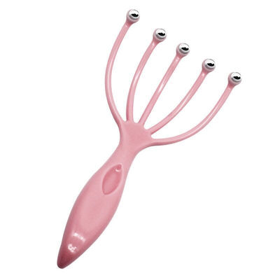 Blu/Pink Five Claw Head Massager Palla d'acciaio per massaggi di rilassamento del cuoio capelluto Strumenti di massaggio 100g Per alleviare il mal di testa Strumenti di dragaggio per meridiani