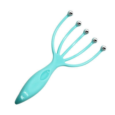 Blu/Pink Five Claw Head Massager Palla d'acciaio per massaggi di rilassamento del cuoio capelluto Strumenti di massaggio 100g Per alleviare il mal di testa Strumenti di dragaggio per meridiani