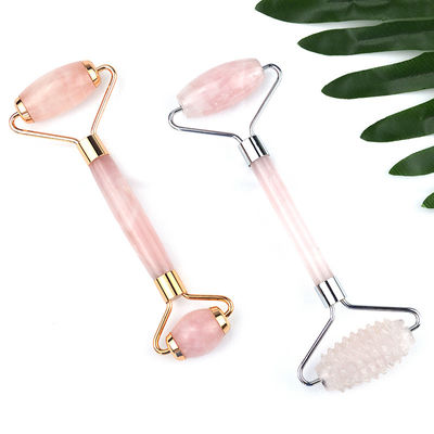 Rose Quartz Facial Guasha Massage Roller Face Gua Sha Beauty Lift Massager Tools per il dimagrimento e i benefici anti-invecchiamento
