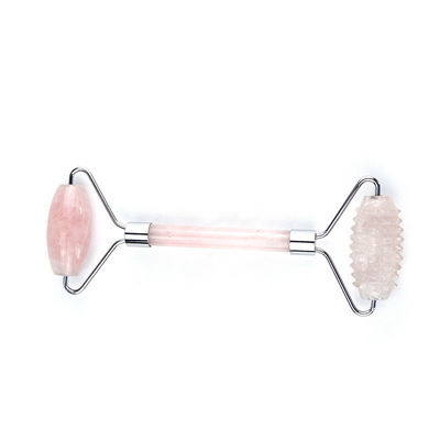 Rose Quartz Facial Guasha Massage Roller Face Gua Sha Beauty Lift Massager Tools per il dimagrimento e i benefici anti-invecchiamento