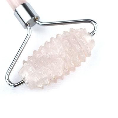 Rose Quartz Facial Guasha Massage Roller Face Gua Sha Beauty Lift Massager Tools per il dimagrimento e i benefici anti-invecchiamento