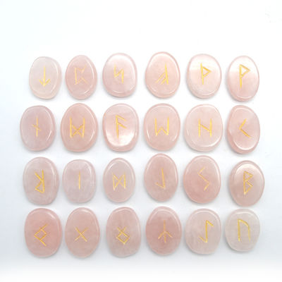 Pietra caduta a forma di rosa quarzo pietra di divinazione pietra preziosa pietre rune con tema fatale