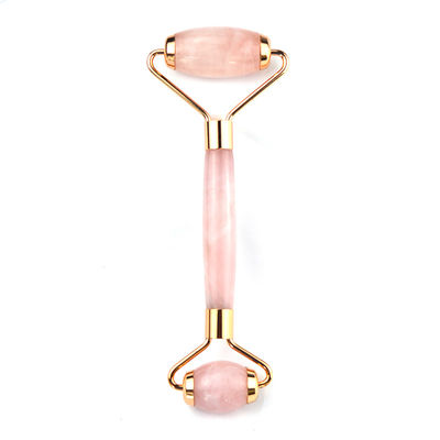 Roller anti-invecchiamento per il viso Rose Quartz Gua Sha Massage Roller per accessori per il viso