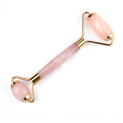 Roller anti-invecchiamento per il viso Rose Quartz Gua Sha Massage Roller per accessori per il viso