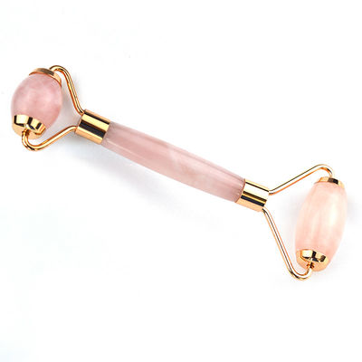 Roller anti-invecchiamento per il viso Rose Quartz Gua Sha Massage Roller per accessori per il viso