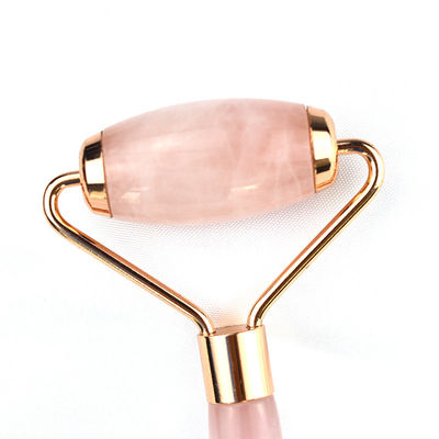 Roller anti-invecchiamento per il viso Rose Quartz Gua Sha Massage Roller per accessori per il viso