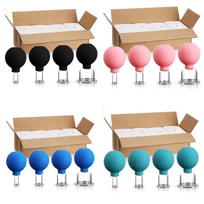 4Pcs PVC Suczione Massaggio a vuoto Vaso di Terapia di Cupping a vuoto Set per la salute per migliorare la salute