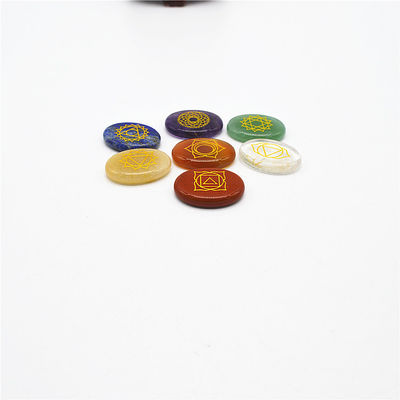 7 Chakra Stone set Reiki Cristalli Chakra Stone per il supporto alla guarigione taglia personalizzata OEM