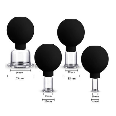 Set di coppe per il viso in silicone in PVC per lifting del viso e irrigidimento della pelle Disponibile Logo Makeup Canister Coppe aspiratrici