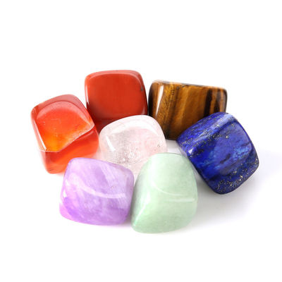 2023 Natural Crystal Healing Stone Engrave Chakra Sets con stile religioso India Feature regionale
