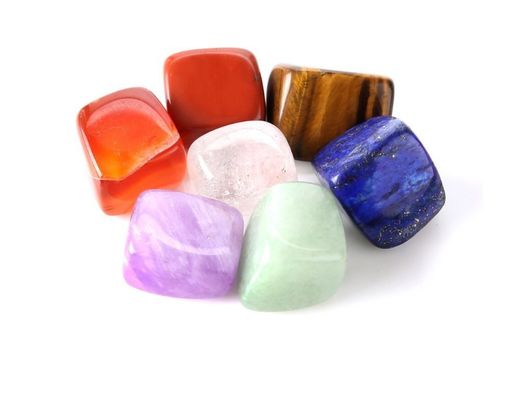 2023 Natural Crystal Healing Stone Engrave Chakra Sets con stile religioso India Feature regionale