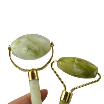 Massaggio Faciale Massaggio Faciale Doppio Testa Faccia Naturale Bellezza Guasha Massaggio Strumento Jade Roller Massaggio Sottile Strumento Di Rilassamento