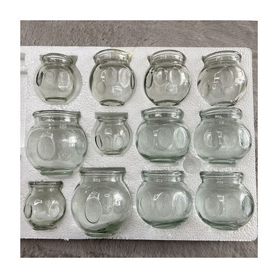 Dimensioni personalizzate 12pcs Massaggio di vetro Cupping Set di terapia di cupping Dispositivo di terapia di cupping Massaggio di vetro fuoco