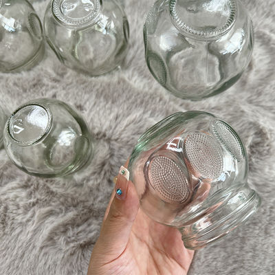 Dimensioni personalizzate 12pcs Massaggio di vetro Cupping Set di terapia di cupping Dispositivo di terapia di cupping Massaggio di vetro fuoco