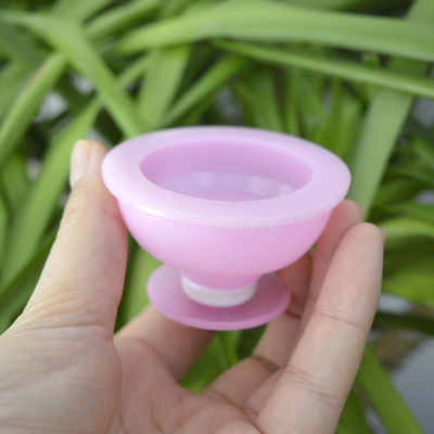 Prodotti sanitari Set di trattamento con tazze rosa Tazze di silicone anti cellulite Tazze aspiratrici Tazze di massaggio per viso e corpo
