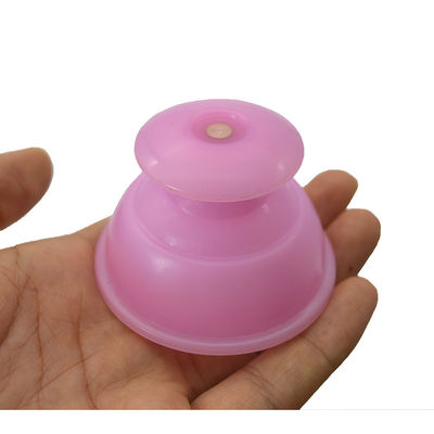 Prodotti sanitari Set di trattamento con tazze rosa Tazze di silicone anti cellulite Tazze aspiratrici Tazze di massaggio per viso e corpo