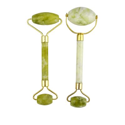 Disponibile il logo personalizzato di Xiuyan Jade Gua Sha Scraping Massage Tool per il rilassamento del viso verde e anti-invecchiamento