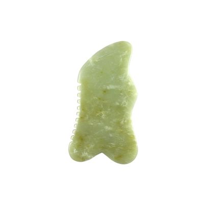 9.2*4.6cm Gua Sha Facial Tool Natural Xiuyan Jade Stone board per SPA Acupuncture Treatment OEM/ODM Accettabile