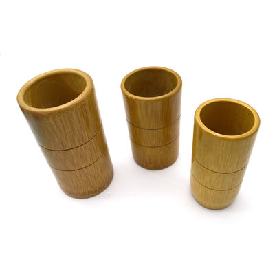 12 Pcs Bamboo Naturale Cupping Therapy Set Cupping Traditional Bamboo Thumb Cupping Cups per migliorare la circolazione