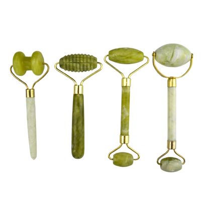 Best Sell Natural Xiuyan Jade Facial Roller Massaggiatore a Giada 100% naturale per massaggiare il viso e la bellezza