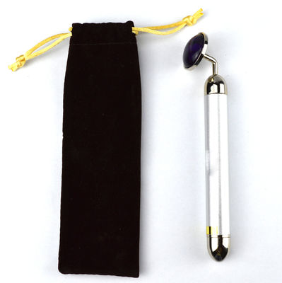 Logo personalizzato Ametista naturale Acupressione Gua Sha Beauty Stick Massaggio Terapia Strumento per Massaggio rilassante per tutto il corpo