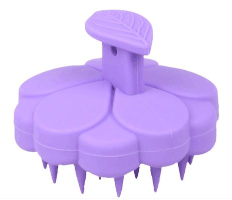 Massaggiatore per capelli in silicone morbido, shampoo, spazzola per massaggiare i capelli, spazzola per la pulizia del capello con supporto per il logo personalizzato