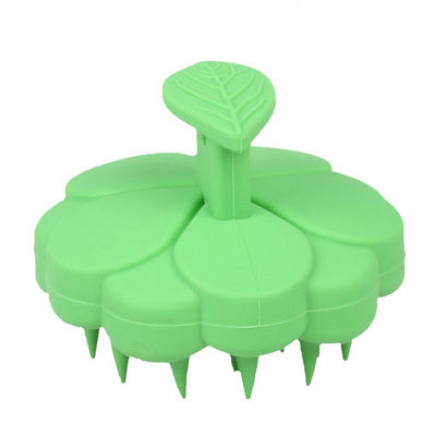 Massaggiatore per capelli in silicone morbido, shampoo, spazzola per massaggiare i capelli, spazzola per la pulizia del capello con supporto per il logo personalizzato