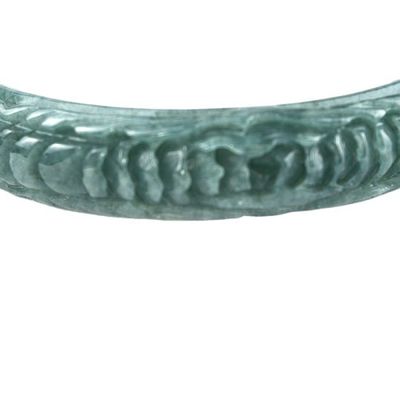 Braccialetti di giada intagliati naturali per donne Tecnica lucidata per attrezzature per la decorazione del corpo