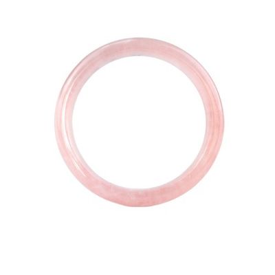 Tecnica lucidata Grande dimensione Gemstone Donne Giada Love Bangles Braccialetti con Rose Quartz Bangles Incantesimi