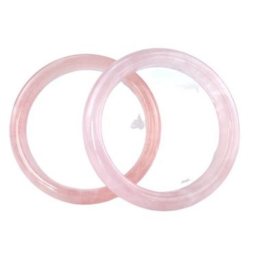 Disponibile il logo personalizzato. Braccialetti per donna in quarzo rosa naturale. Braccialetto per donna di moda.