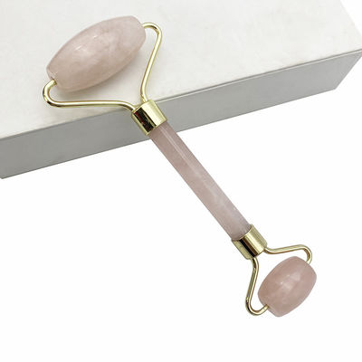 Perfecore Jade Roller Beauty Rose Quartz Guasha Roller Face Neck Gua sha Massage Tool Stone per artigianato e cura della pelle a mano