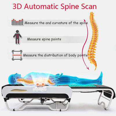 150 pietre energetiche e letto di massaggio 3D per il corpo intero su letto di fisioterapia caldo a giada di turmalina pieghevole V3