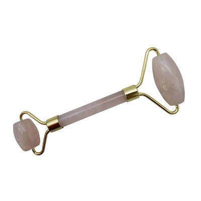 Perfecore Jade Roller Beauty Rose Quartz Guasha Roller Face Neck Gua sha Massage Tool Stone per artigianato e cura della pelle a mano