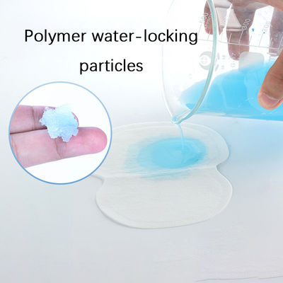 40pcs Ultra-sottile ascelle Adesivo che assorbe il sudore con poliestere di menta Ion argento carta non tessuta in aria SAP Pulpa PE Film