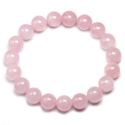 Feng Shui Rose Quartz Bracelet Per Donne Fatto a mano