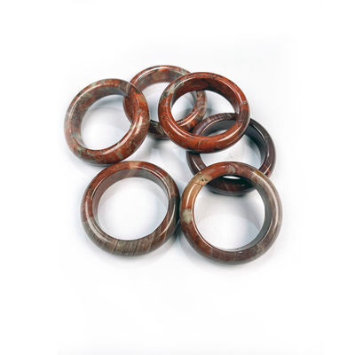 Unici Feng Shui Anelli di pietra naturale lucidato Turchese Occhio di tigre Sodalite sabbia blu Ottimo per la collezione di gioielli da donna