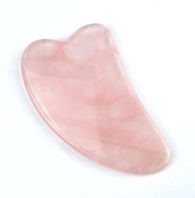 Scraper portatile naturale di giada Gua Sha per massaggio del viso e del collo e cura della bellezza