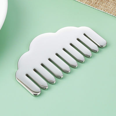 Acciaio inossidabile Gua Sha pettine per capelli Forma di cuore Strumento di massaggio del cuoio capelluto