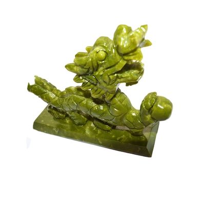 Artigiani di giada incisione intaglio tipo di ispirazione asiatica statuetta di giada per oggetti da collezione unici