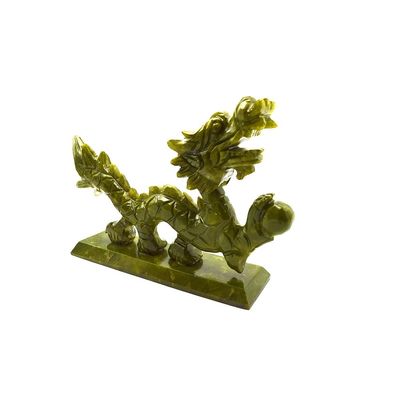Artigiani di giada incisione intaglio tipo di ispirazione asiatica statuetta di giada per oggetti da collezione unici