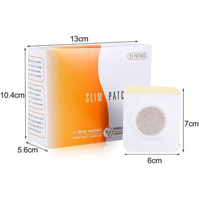 Funzione di massaggio 30pcs tessuto non tessuto bruciatore di grasso perdita di peso Detox Slim Patch per il naso adesivo prodotti dimagranti cura del corpo