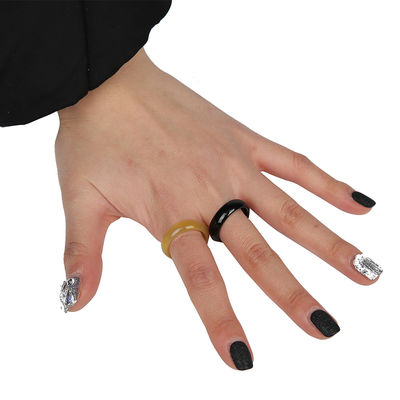 2024 Design Magic Jade Rings for Women Jade Color Finger Rings Good Luck Gifts Altro