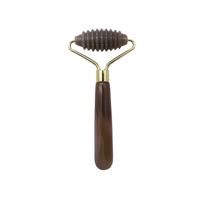 Massaggio Martello Grigio Agata Spiked Jade Roller per Naturale Massaggio Faciale Anti-Invecchiamento Terapia Occhi Borsa Anti-Invecchiamento Massaggio Strumenti